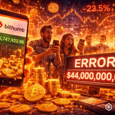 Bithumb si eroarea de 44 de miliarde de dolari in Bitcoin